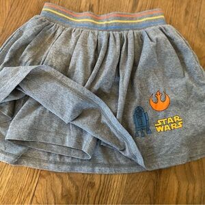 Hanna Anderson NWT Star Wars Kids Gray SKORT w pockets 130 or size 8 girls